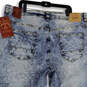 NWT Mens Blue Denim Medium Wash 5-Pocket Design Straight Leg Jeans Sz 44x32 image number 4