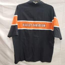 Harley Davidson Men Black Short Sleeve Shirt L alternative image