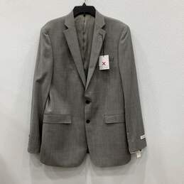 Calvin Klein NWT Mens Gray Long Sleeve Blazer & Pants 2 Piece Suit Set Size 42L alternative image