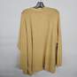 Yellow Long Sleeve Open Front Cardigan image number 2