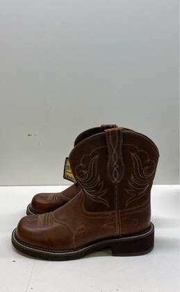 Ariat Fatbaby Heritage Dapper Brown Leather Western Boots Women's Size 10 B