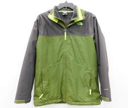 The North Face Boy's Chimborazo Triclimate Green Coat Sz XL