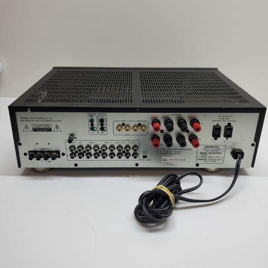 Untested Onkyo Quartz Synthesized Tuner Amplifier R1 Multiple Room System TX-844 image number 2