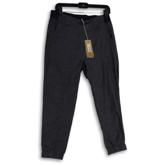 NWT Womens Mantra Coal Gray Elastic Waist Drawstring Jogger Pants Size M image number 1