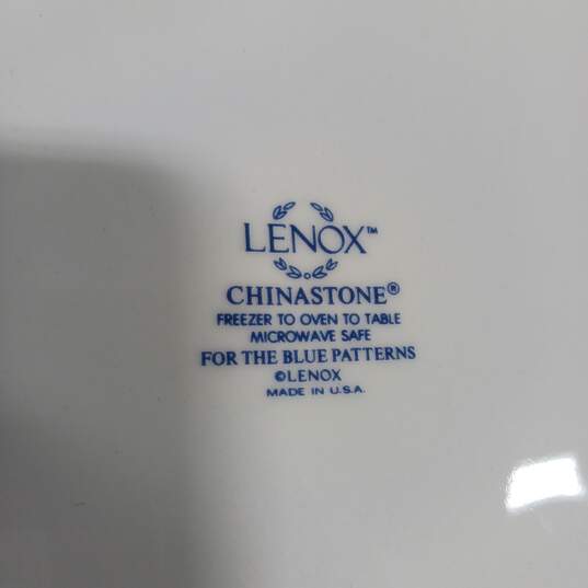 4pc. Lenox For the Blue Patterns Chinastone/Ceramic Bowl Set image number 3
