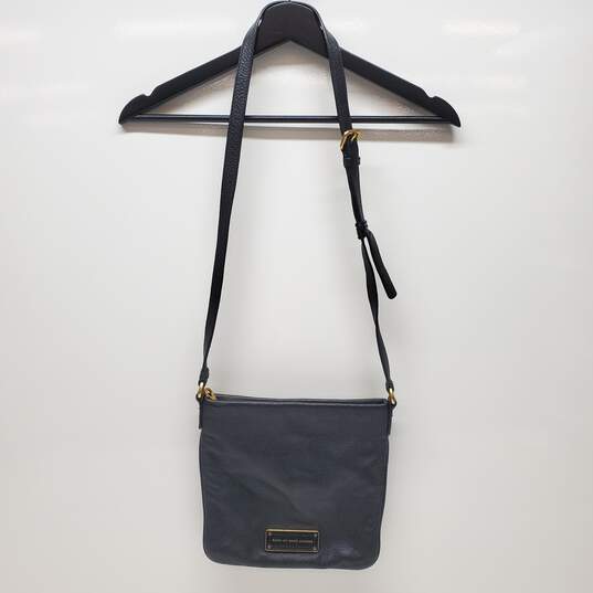 Marc by Marc Jacobs Black Leather Adjustable Crossbody Bag image number 1