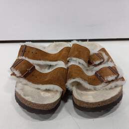Birkenstock Arizona Women's Shearling Sandals Size 37