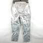 12th Tribe Women Silver Metallic Pants S image number 2