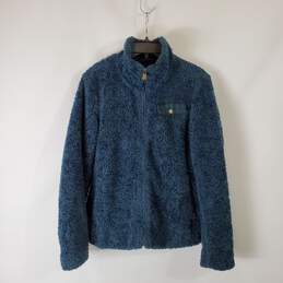 Pendleton Men's Blue Sherpa Plaid Sweater Sz S