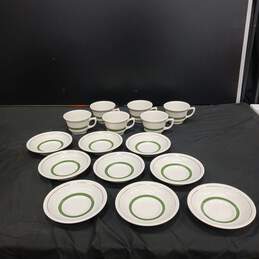 Bundle of Fifteen Sterling China Cups & Saucers