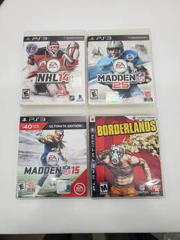 Lot of 3 PS3 Game Disc (Bor) Untested