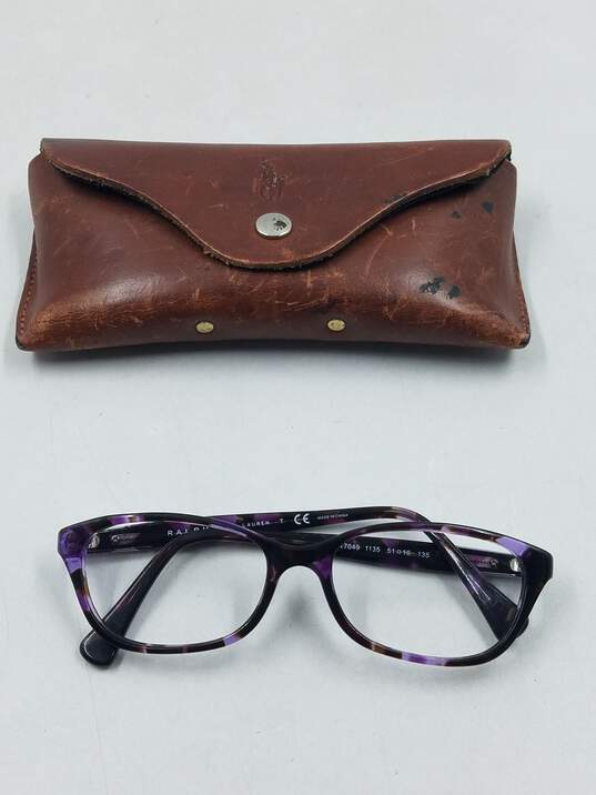 RALPH Ralph Lauren Purple Oval Eyeglasses image number 1