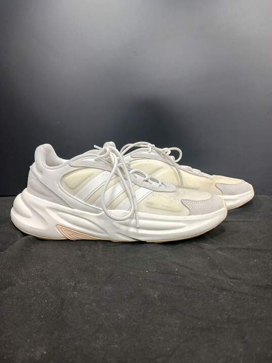 Adidas Ozelle Cloudfoam Comfort White Shoes Women's Size 10 image number 4