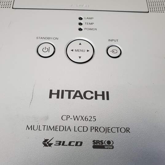 Hitachi LCD Projector Model CP-WX625 - Parts/Repair Untested image number 6
