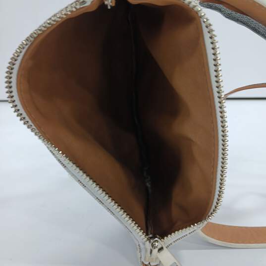 Michael Kors White Monogram Belt Waist Bag image number 4