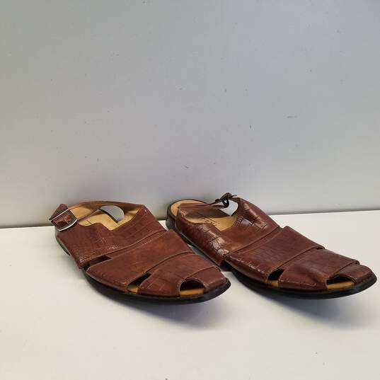 Trevi Brown Leather lining Sandals US 12 image number 3