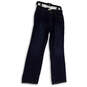 Womens Blue Denim Medium Wash Pockets Comfort Straight Leg Jeans Size 8 image number 1