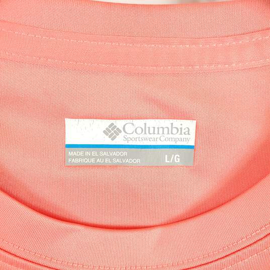 Columbia Women Coral Silk Long Sleeve L image number 3