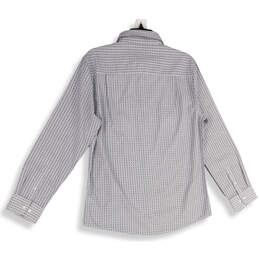 NWT Mens Gray Spread Collar Long Sleeve Button-Up Shirt Size Medium alternative image