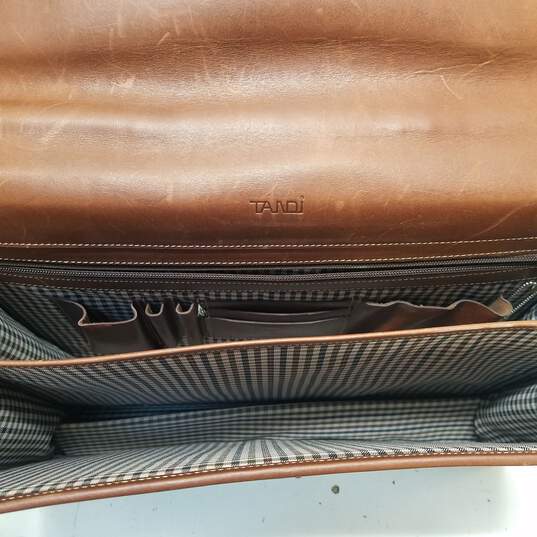 Tandi Brown Leather Suit Case image number 9