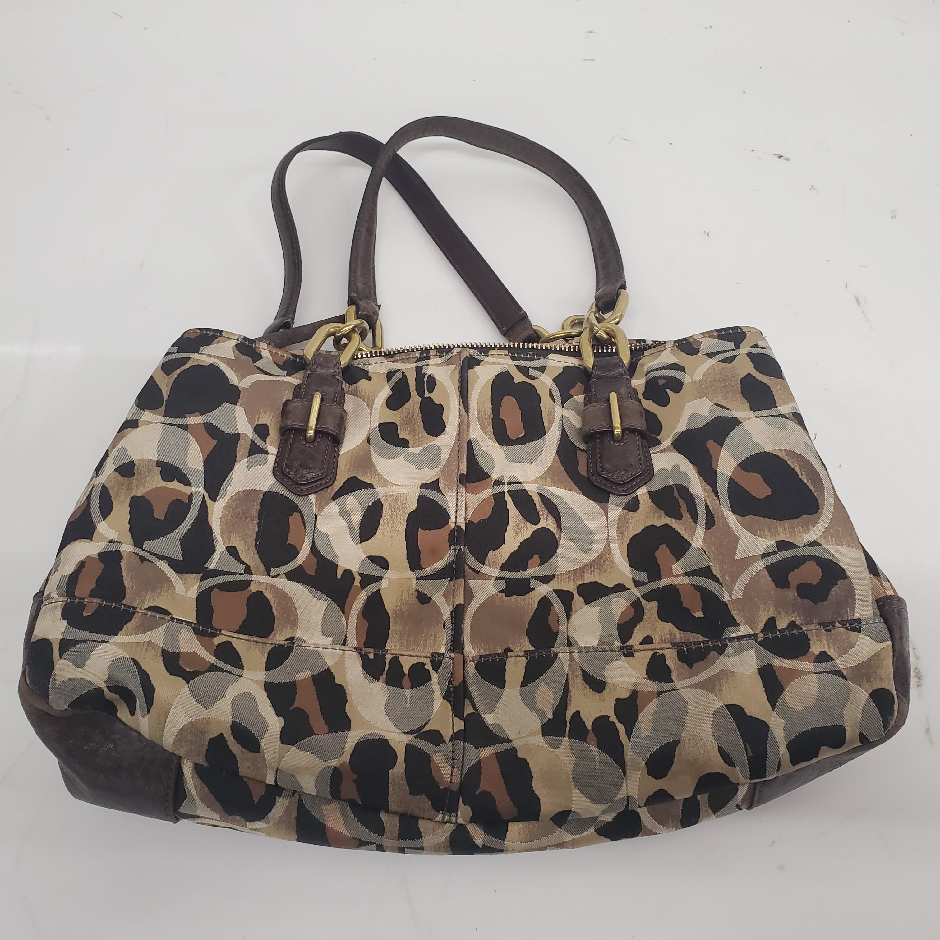Amazon.com: Coach Leopard Cargo Tote : Clothing, Shoes & Jewelry