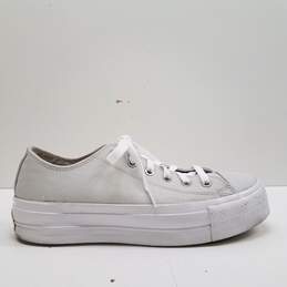 Converse Canvas Platform Sneakers Light Grey 10