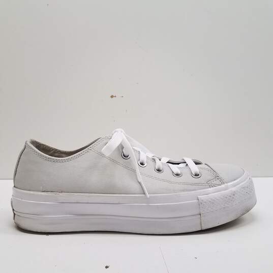 Converse Canvas Platform Sneakers Light Grey 10 image number 1