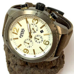 Designer Fossil DE-5005 Adjustable Strap Chronograph Dial Analog Wristwatch