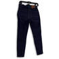 Womens Blue Denim Medium Wash Pockets Stretch Skinny Leg Jeans Size 27P image number 2
