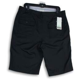 NWT Adidas Mens Black Slash Pocket Flat Front Dark Wash Chino Shorts Size 34 alternative image