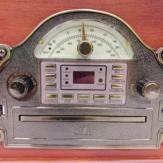 Electrohome Wellington CD Player, Radio and Record Player Retro Music System image number 5