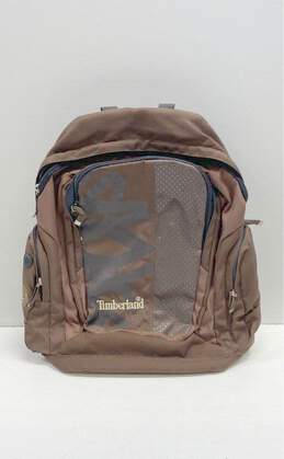 Timberland Brown Canvas Backpack
