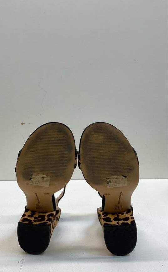 INC International Concepts Cheetah Print Strappy Heels Brown 5.5 image number 7