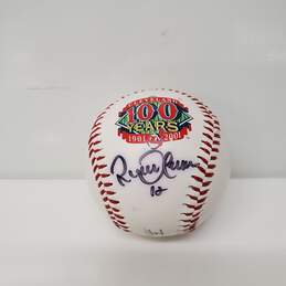 Cleveland Indians 2001 100 Years Commemorative Autographed Baseball
