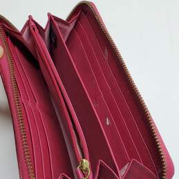 Women's Coach Accordion Zip Long 8inch Wallet Pink alternative image