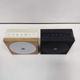 Pair Of Black & White Soundfreaq Sound Spot Speakers alternative image