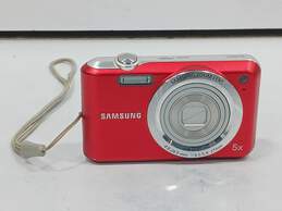 Samsung Model SL600 Red Compact Digital Camera Untested