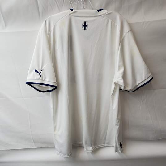 Puma White Jersey T-Shirt Athletic Size XL image number 2