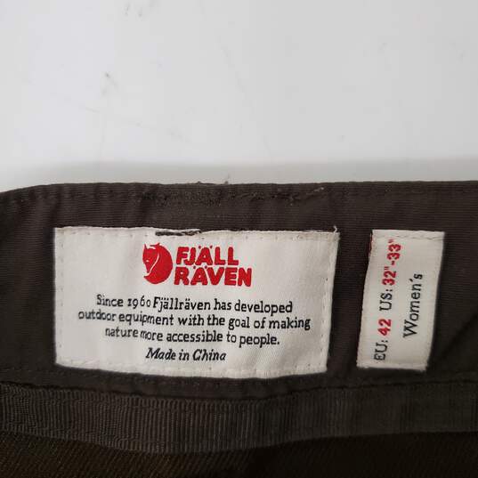 Fjallraven WM's Browns Nikka Active Cargo Trousers Size 34 x 33 image number 3