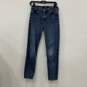 Lucky Brand Womens Blue Denim 5-Pocket Design Straight Leg Jeans Size 4x27 image number 1
