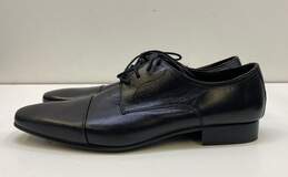 Bruno Magli Martico Black Leather Cap Toe Oxford Dress Shoes Men's Size 10.5