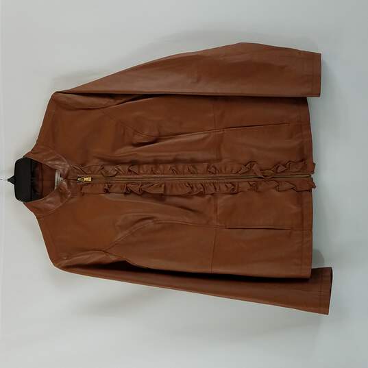 IsaacMizrahiLive! Women Jacket Brown 12 image number 1