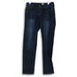 Womens Blue Denim Medium Wash Pocket Stretch Straight Leg Jeans Size 6 image number 1