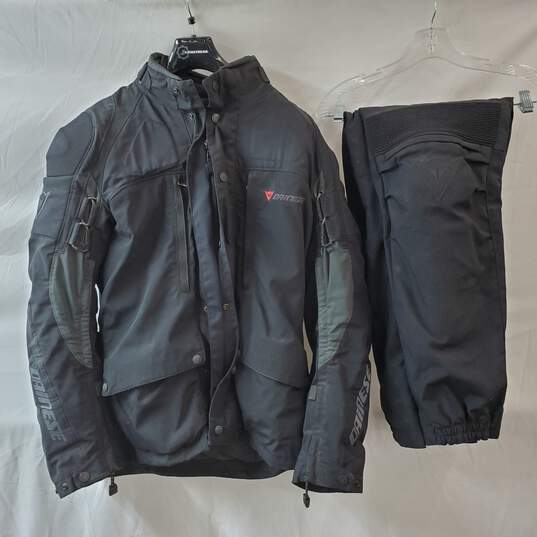Dainese Black Motorcycle Jacket And Pants image number 1