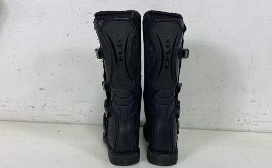 Ocelot Black Dirt Bike Racing Boots Men's Size 7 image number 3
