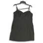 Abercrombie & Fitch Womens Black Sleeveless Back Zip Mini Dress Size Large image number 1