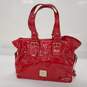 Dooney & Bourke Chiara Red Patent Leather Drawstring Handbag image number 1