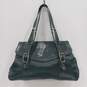 Green Leather Cole Haan Handbag Purse image number 1