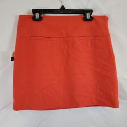 GAP Women Orange Mini Skirt Sz0 NWT alternative image
