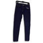 Womens Blue Denim Dark Wash Stretch Pockets Skinny Leg Jeans Size 26 image number 1